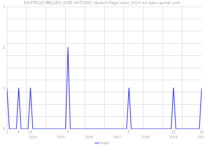 RASTROJO BELLIDO JOSE ANTONIO (Spain) Page visits 2024 