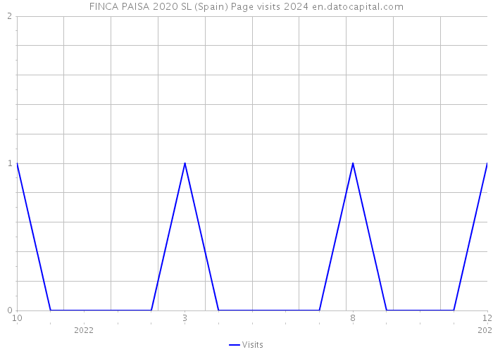 FINCA PAISA 2020 SL (Spain) Page visits 2024 