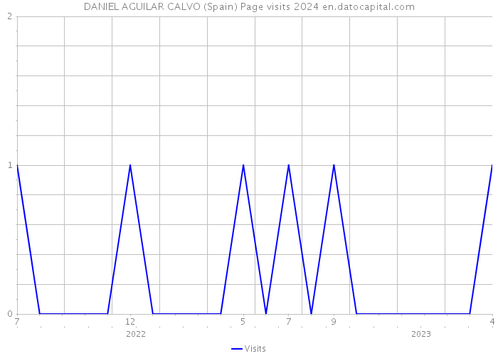 DANIEL AGUILAR CALVO (Spain) Page visits 2024 