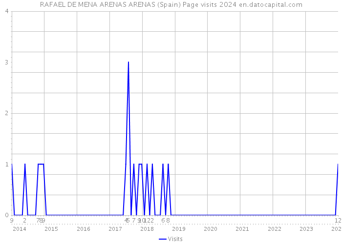 RAFAEL DE MENA ARENAS ARENAS (Spain) Page visits 2024 