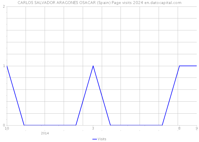 CARLOS SALVADOR ARAGONES OSACAR (Spain) Page visits 2024 