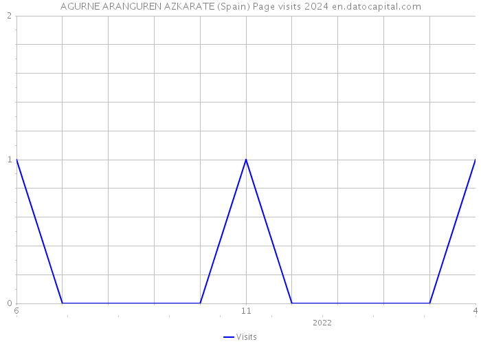 AGURNE ARANGUREN AZKARATE (Spain) Page visits 2024 