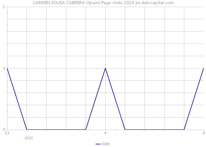 CARMEN SOUSA CABRERA (Spain) Page visits 2024 
