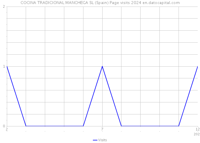 COCINA TRADICIONAL MANCHEGA SL (Spain) Page visits 2024 