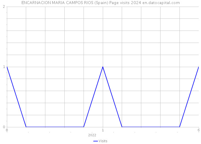 ENCARNACION MARIA CAMPOS RIOS (Spain) Page visits 2024 