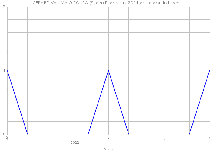 GERARD VALLMAJO ROURA (Spain) Page visits 2024 