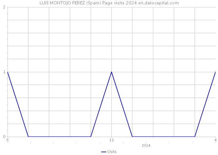 LUIS MONTOJO PEREZ (Spain) Page visits 2024 