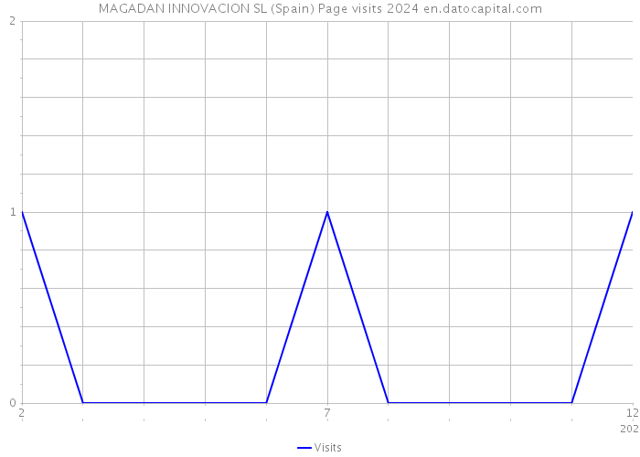 MAGADAN INNOVACION SL (Spain) Page visits 2024 