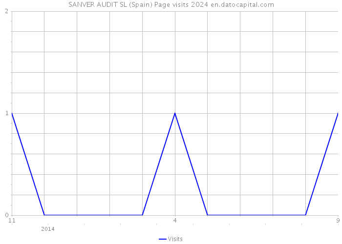 SANVER AUDIT SL (Spain) Page visits 2024 