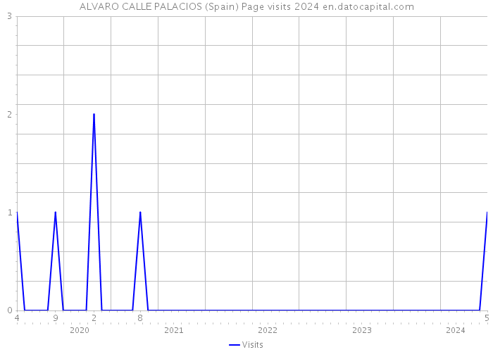 ALVARO CALLE PALACIOS (Spain) Page visits 2024 