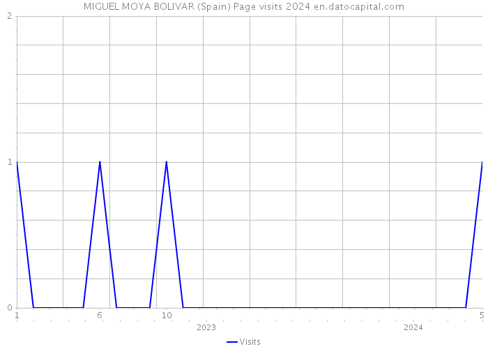 MIGUEL MOYA BOLIVAR (Spain) Page visits 2024 