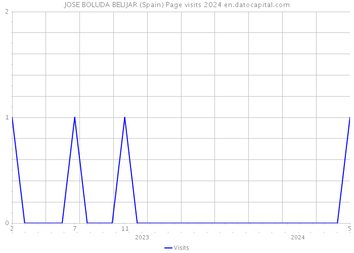 JOSE BOLUDA BELIJAR (Spain) Page visits 2024 