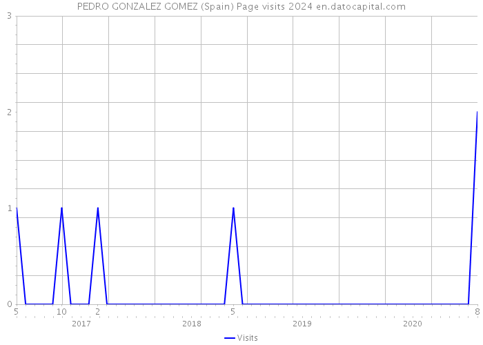 PEDRO GONZALEZ GOMEZ (Spain) Page visits 2024 