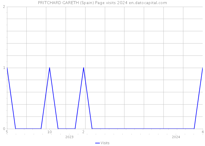 PRITCHARD GARETH (Spain) Page visits 2024 