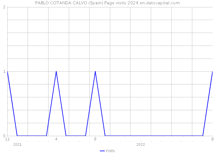 PABLO COTANDA CALVO (Spain) Page visits 2024 
