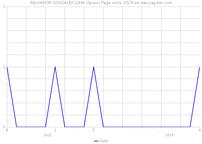 SALVADOR GONZALEZ LUNA (Spain) Page visits 2024 