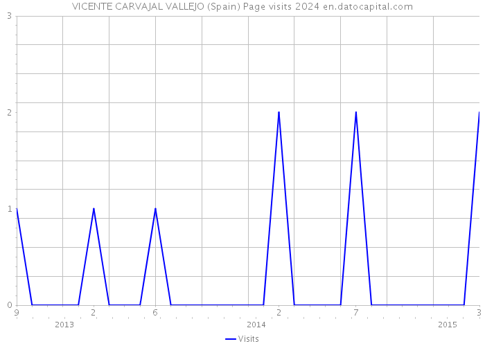 VICENTE CARVAJAL VALLEJO (Spain) Page visits 2024 