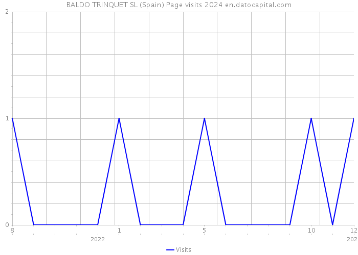 BALDO TRINQUET SL (Spain) Page visits 2024 