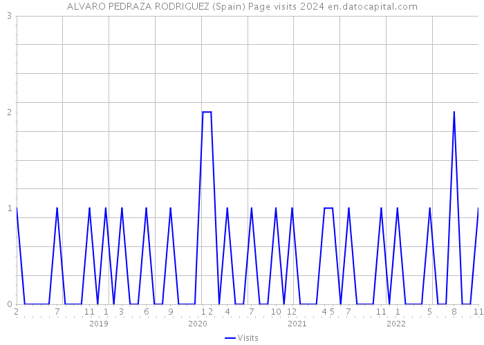 ALVARO PEDRAZA RODRIGUEZ (Spain) Page visits 2024 