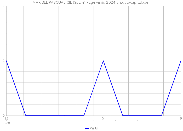 MARIBEL PASCUAL GIL (Spain) Page visits 2024 
