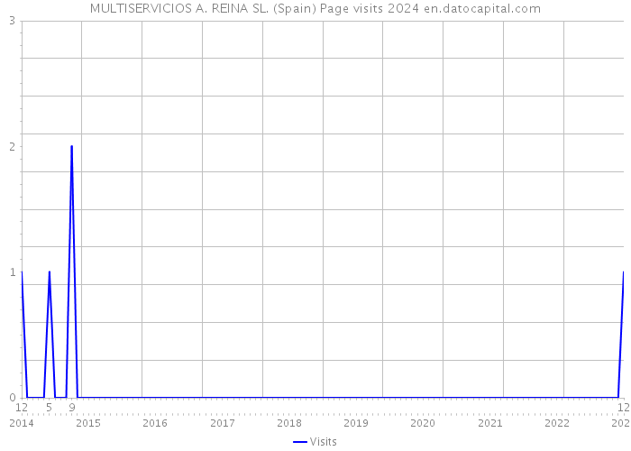 MULTISERVICIOS A. REINA SL. (Spain) Page visits 2024 