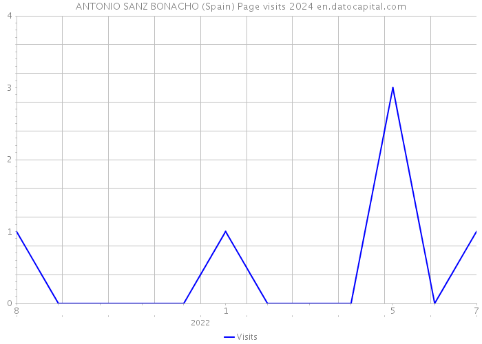 ANTONIO SANZ BONACHO (Spain) Page visits 2024 