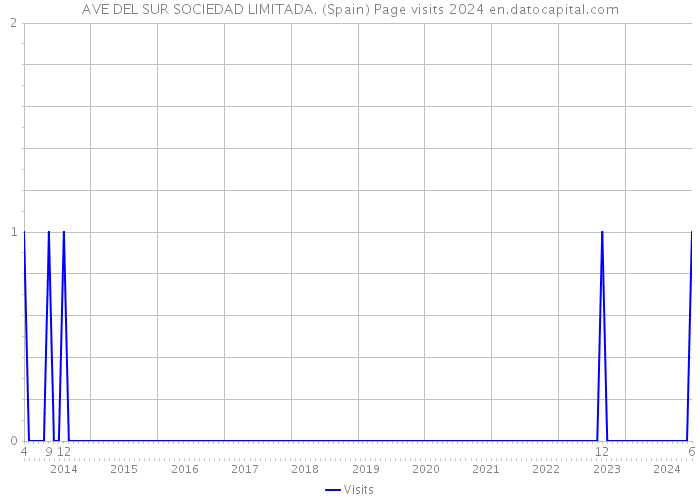 AVE DEL SUR SOCIEDAD LIMITADA. (Spain) Page visits 2024 