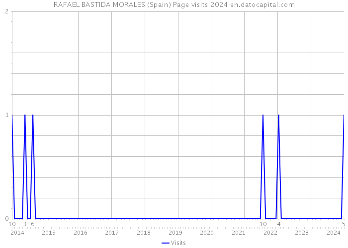 RAFAEL BASTIDA MORALES (Spain) Page visits 2024 