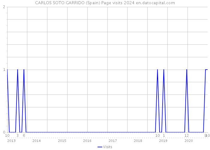 CARLOS SOTO GARRIDO (Spain) Page visits 2024 