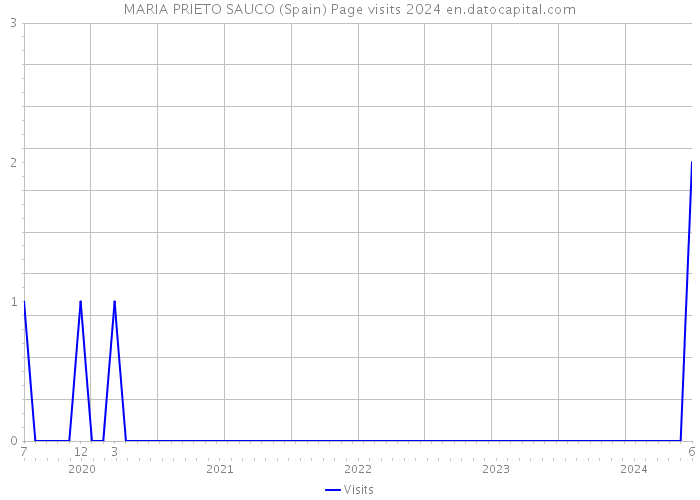 MARIA PRIETO SAUCO (Spain) Page visits 2024 