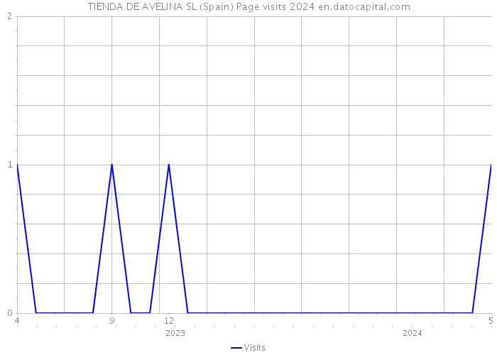 TIENDA DE AVELINA SL (Spain) Page visits 2024 