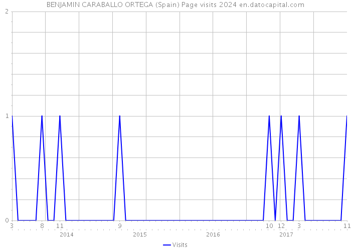 BENJAMIN CARABALLO ORTEGA (Spain) Page visits 2024 