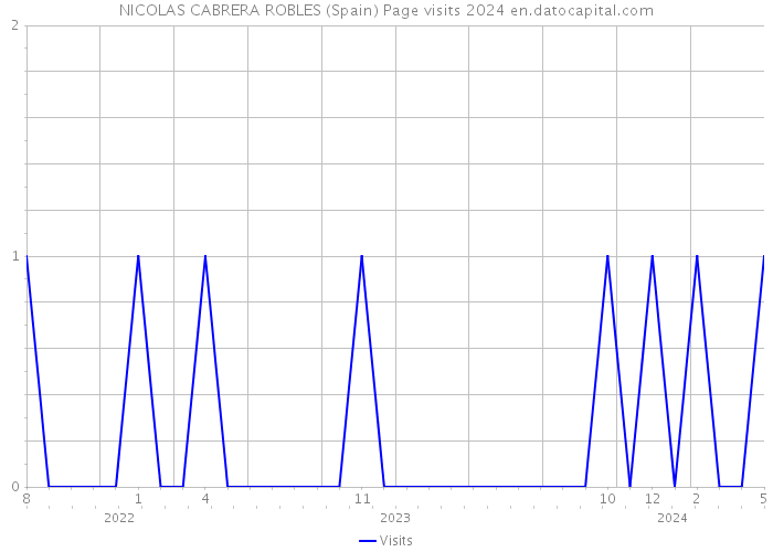 NICOLAS CABRERA ROBLES (Spain) Page visits 2024 