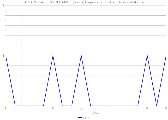 ALVARO GARRIDO DEL AMOR (Spain) Page visits 2024 