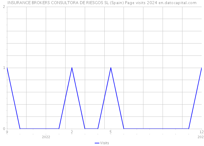 INSURANCE BROKERS CONSULTORA DE RIESGOS SL (Spain) Page visits 2024 