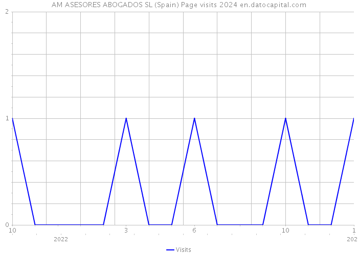 AM ASESORES ABOGADOS SL (Spain) Page visits 2024 