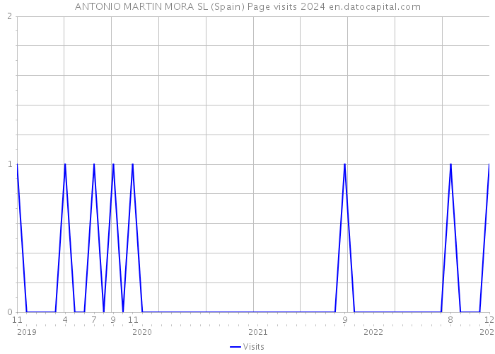 ANTONIO MARTIN MORA SL (Spain) Page visits 2024 