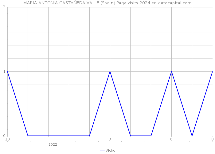 MARIA ANTONIA CASTAÑEDA VALLE (Spain) Page visits 2024 