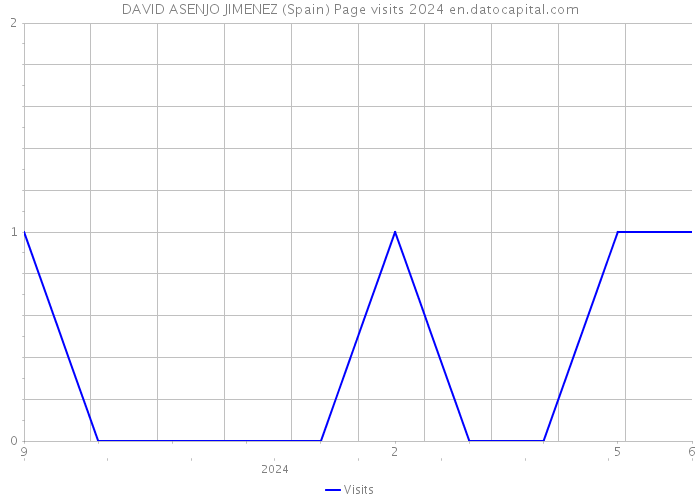 DAVID ASENJO JIMENEZ (Spain) Page visits 2024 