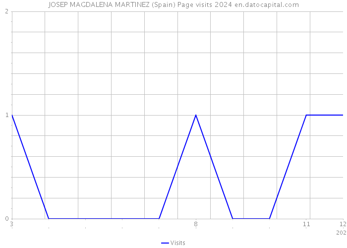 JOSEP MAGDALENA MARTINEZ (Spain) Page visits 2024 