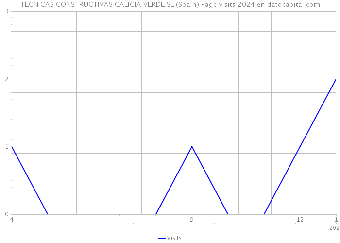 TECNICAS CONSTRUCTIVAS GALICIA VERDE SL (Spain) Page visits 2024 
