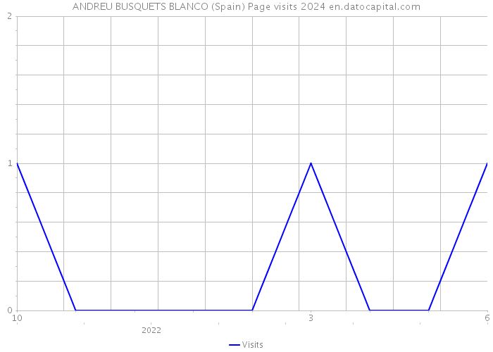 ANDREU BUSQUETS BLANCO (Spain) Page visits 2024 