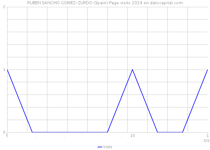 RUBEN SANCHO GOMEZ-ZURDO (Spain) Page visits 2024 