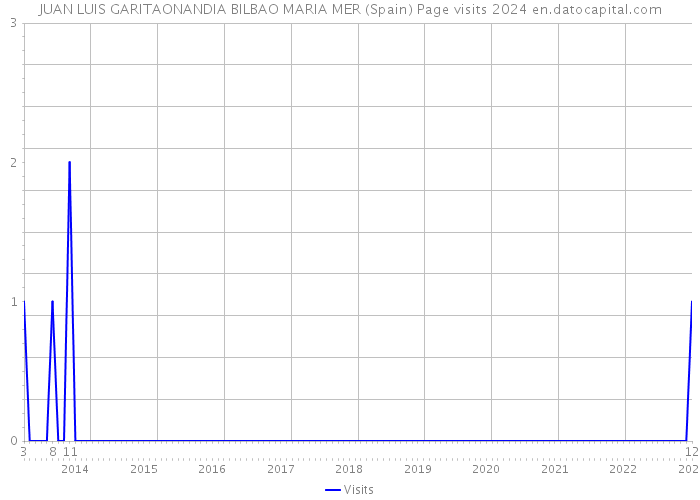 JUAN LUIS GARITAONANDIA BILBAO MARIA MER (Spain) Page visits 2024 