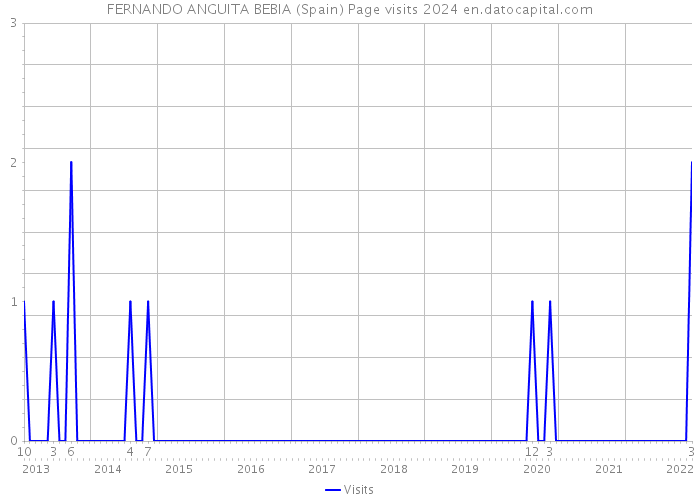 FERNANDO ANGUITA BEBIA (Spain) Page visits 2024 