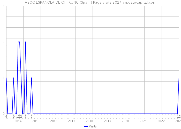 ASOC ESPANOLA DE CHI KUNG (Spain) Page visits 2024 