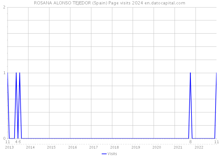 ROSANA ALONSO TEJEDOR (Spain) Page visits 2024 
