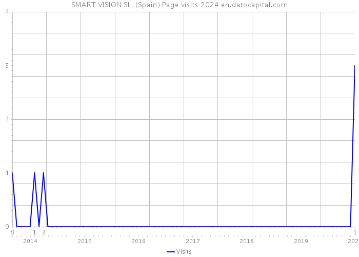 SMART VISION SL. (Spain) Page visits 2024 