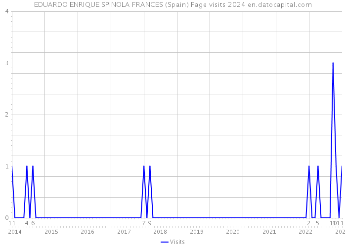 EDUARDO ENRIQUE SPINOLA FRANCES (Spain) Page visits 2024 