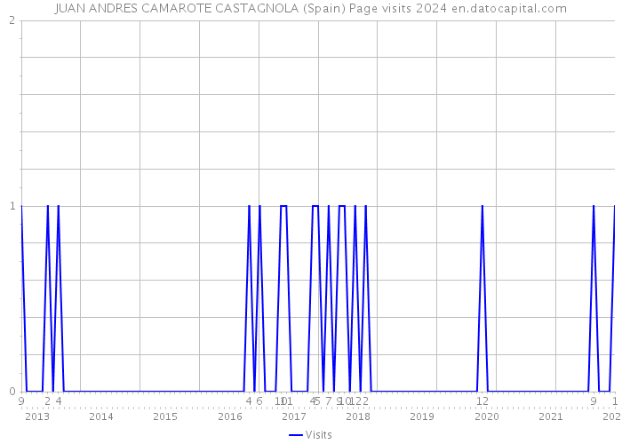 JUAN ANDRES CAMAROTE CASTAGNOLA (Spain) Page visits 2024 